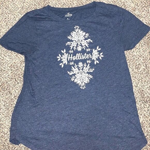 Hollister - Blue T-Shirt - M - Picture 1 of 4